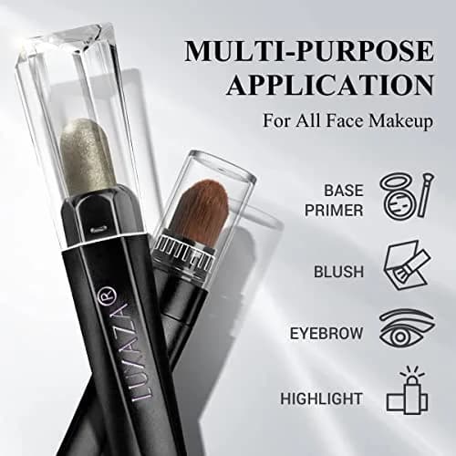 LUXAZA Cream Eyeshadow Stick Set Olive Plum Mauve 3 Pcs | Waterproof & Blendable thumbnail 6