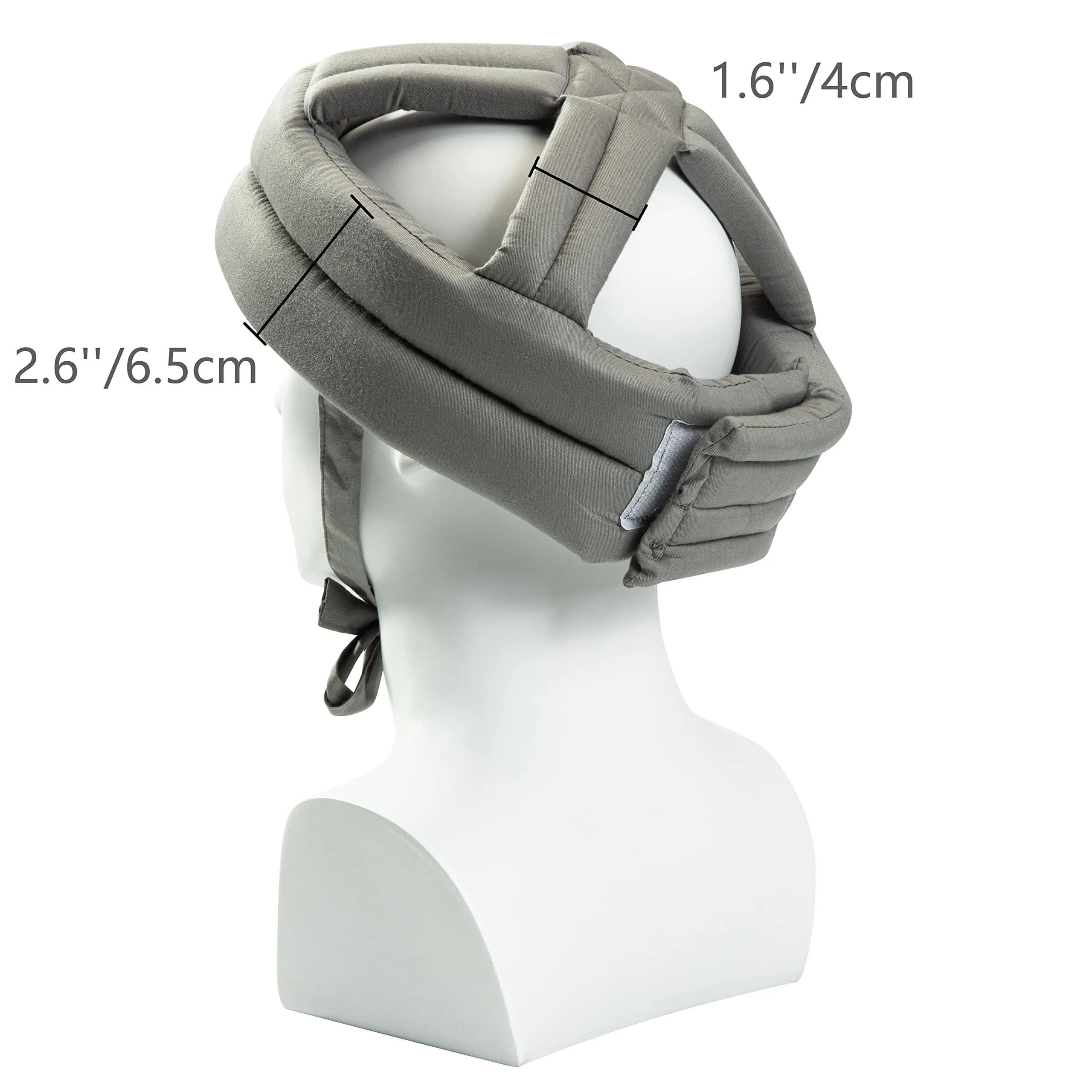 Cepairng Soft Protective Helmet for Elderly Youth Adult Sizing, Seniors Head Protector Fall Protection Hat Cap, Elder Safety Products Protect Head Injury in Falls, for Home Gardening Walking 50-65cm - view 6