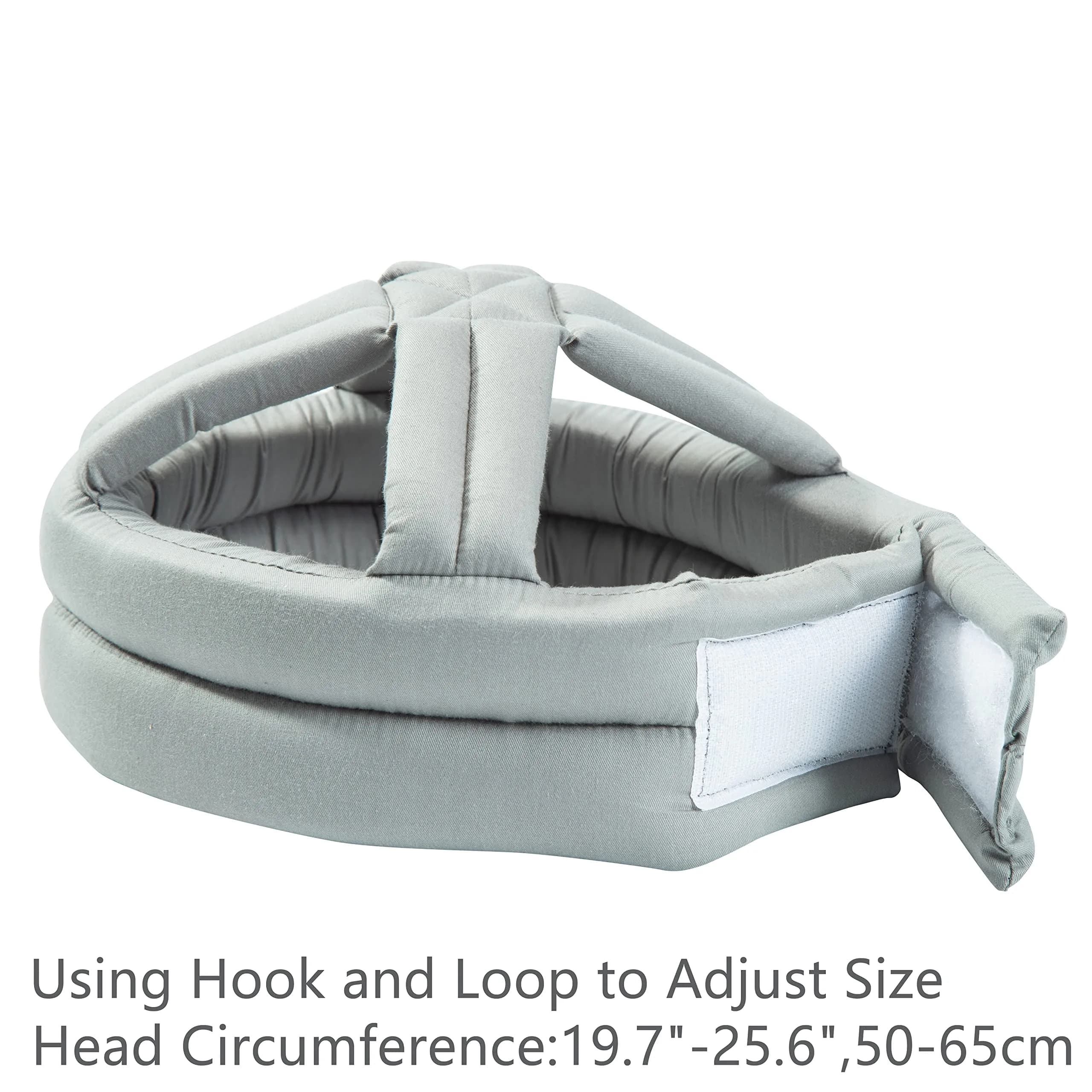 Cepairng Soft Protective Helmet for Elderly Youth Adult Sizing, Seniors Head Protector Fall Protection Hat Cap, Elder Safety Products Protect Head Injury in Falls, for Home Gardening Walking 50-65cm - view 3