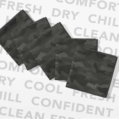DRYKI Pocket-Sized Sweat Towels 25cm (10") | 5-Pack Moss Camo Microfiber thumbnail 8