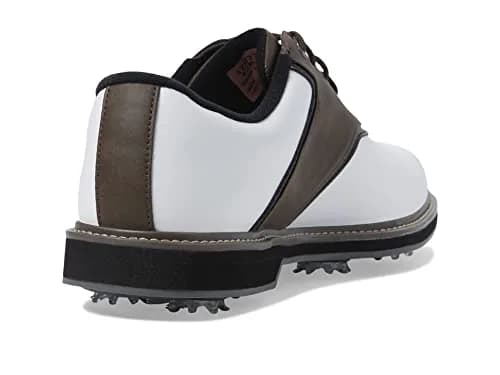 FootJoy Mens FJ Originals Previous Season Style Golf Shoe, White/Brown, 8 Wide US | Classic Golf Traction & Style thumbnail 6