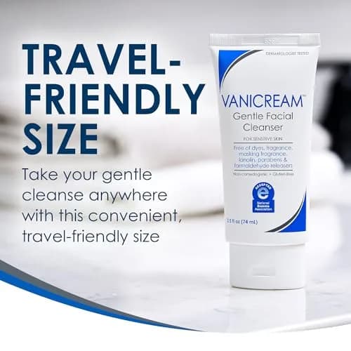 Vanicream Gentle Facial Cleaner 74ml (2.5 Fl Oz) | Dermatologist Recommended for Sensitive Skin thumbnail 5