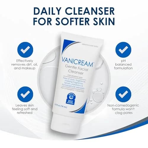 Vanicream Gentle Facial Cleaner 74ml (2.5 Fl Oz) | Dermatologist Recommended for Sensitive Skin thumbnail 6