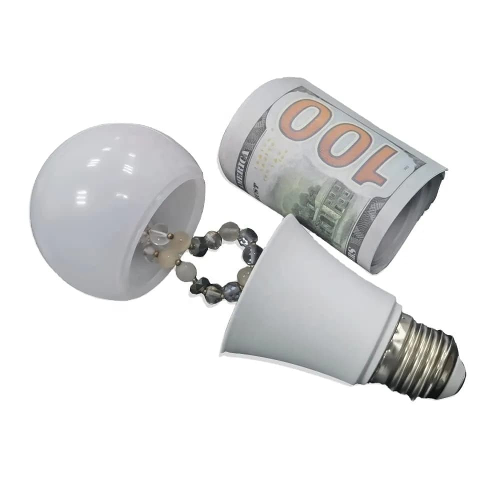 Secret Stash Lightbulb Diversion Safe | Realistic Hiding Box for Money, Jewelry & Small Items - view 6