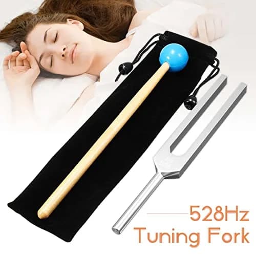 Bysameyee 528 Hz Tuning Fork with Mallet & Pouch | Sound Healing & Musical Instrument Tuning thumbnail 5