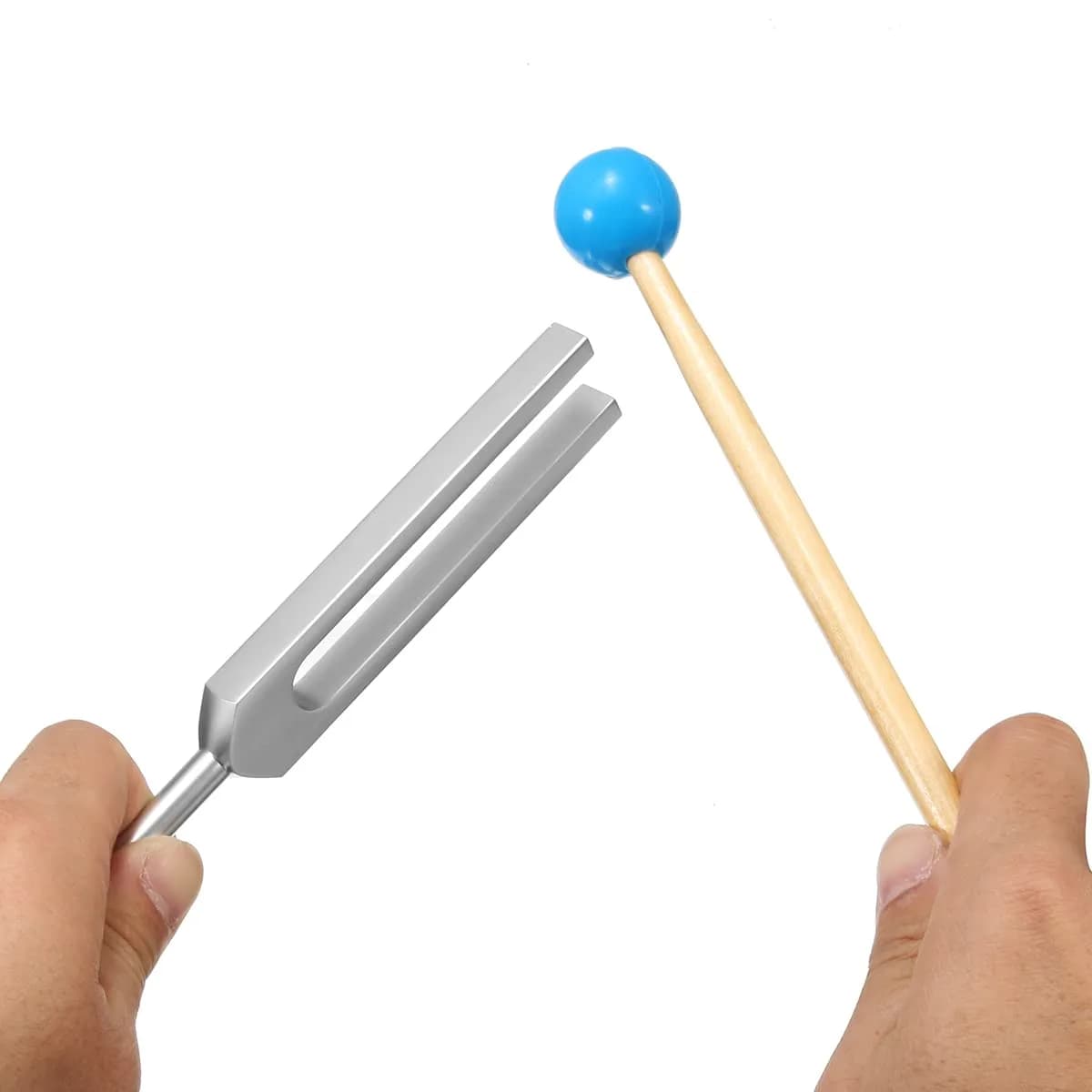 Bysameyee 528 Hz Tuning Fork with Mallet & Pouch | Sound Healing & Musical Instrument Tuning - view 6