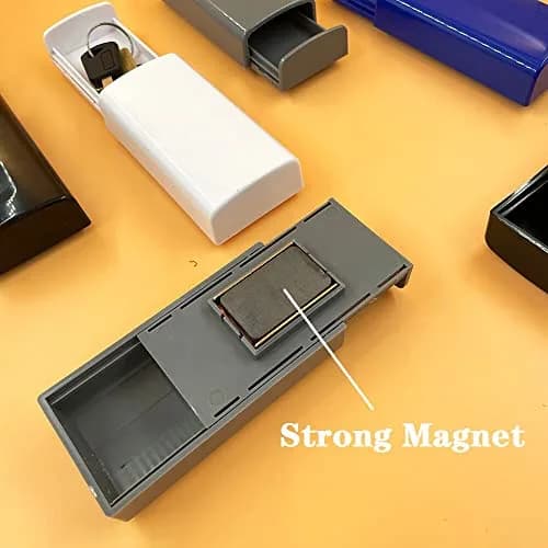Omana Magnetic Key Box Holder with Strong Magnet for Car Keys & Home Keys (Grey) | Secure Outdoor Storage thumbnail 5