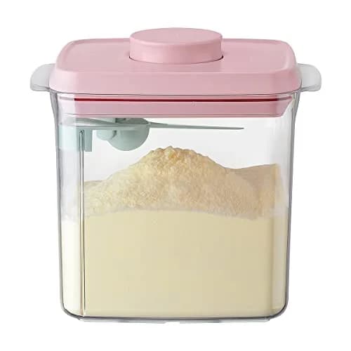 Ankou Formula Container - 1700ml Airtight Formula Dispenser BPA-Free Storage Containers with Scoop and Scraper Transparent 730g | Large Capacity thumbnail 1