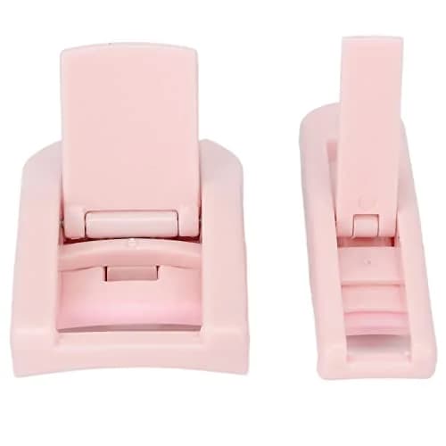 Dioche Cute Eyelash Curler Set with Wide Angle & Corner Curlers, Pink | Portable Makeup Tool thumbnail 5