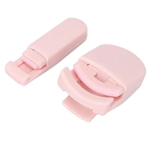Dioche Cute Eyelash Curler Set with Wide Angle & Corner Curlers, Pink | Portable Makeup Tool thumbnail 2