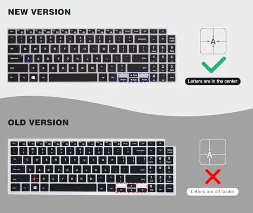 CaseBuy Black Silicone Keyboard Cover for Samsung Galaxy Book 5/4/3 15.6" & 16" | US Keyboard Layout Protector thumbnail 3