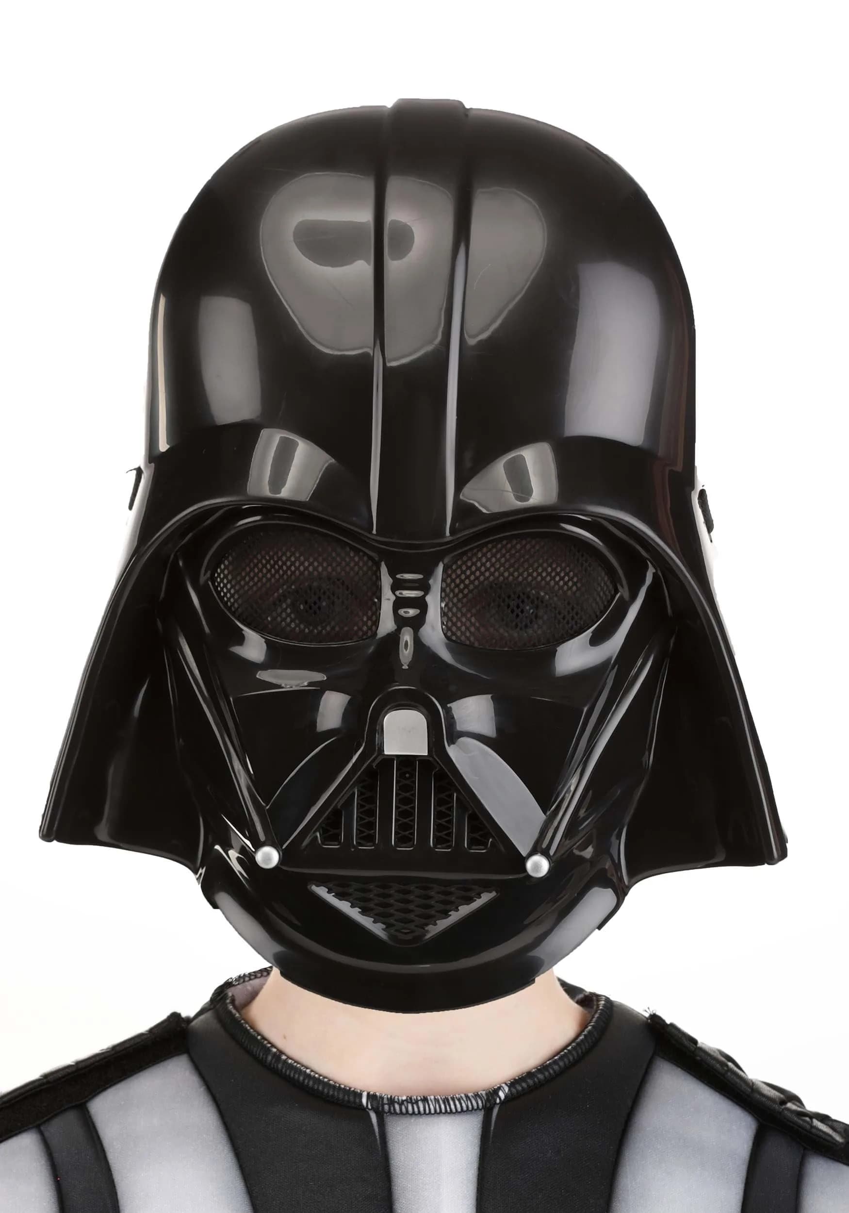 Jazwares Star Wars Darth Vader Child Mask | Officially Licensed Halloween Costume Helmet Accessory — Black