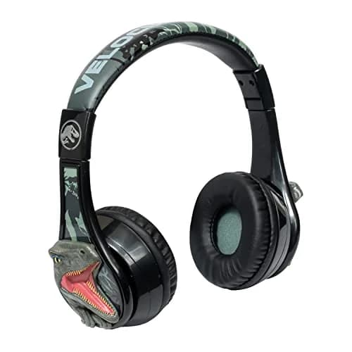 eKids Jurassic World Bluetooth Headphones for Kids | Wireless Stereo Sound - main product image