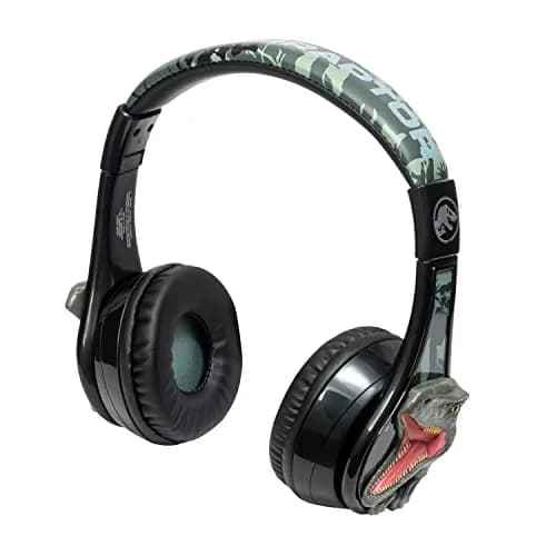 eKids Jurassic World Bluetooth Headphones for Kids, Wireless Over-Ear Headphones with Microphone | Kid-Friendly Stereo Sound thumbnail 6