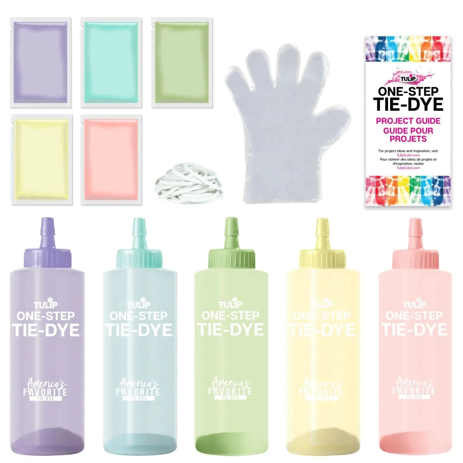 TULIP One-Step Tie-Dye Kit Flower Petals - Vibrant Neon Permanent Fabric Dye for Cotton, Rayon, Wool, Linen - view 2