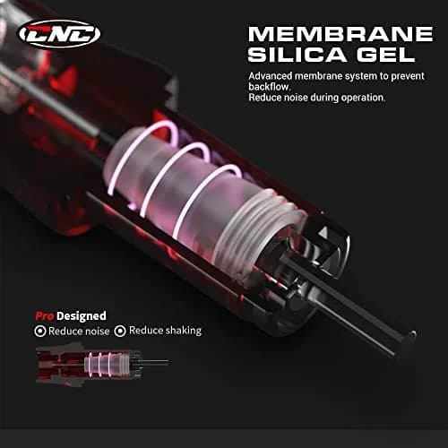 CNC 5RS Tattoo Needles Cartridge 20Pcs #12 Standard Round Shader Disposable Needles | Universal Fit for Rotary Machines thumbnail 3