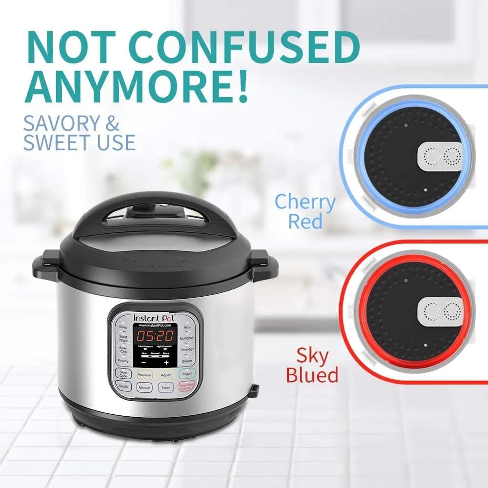 ZoneFly Silicone Sealing Ring for 3 Qt Instant Pot - 2 Pack | Fits Duo, Mini, Lux, Ultra Models - view 5