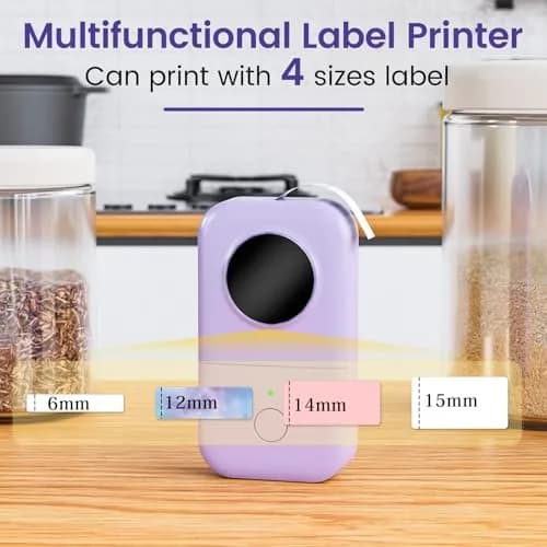 Phomemo D30 Portable Thermal Label Printer Machine with Bluetooth | 203dpi Monochrome thumbnail 7