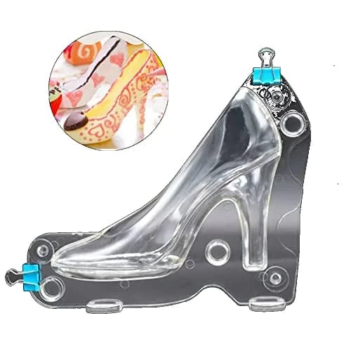 TUKE High Heel Shoe Chocolate Mold | 2 Cavities, 17.3cm (6.8 inch) | Professional Polycarbonate Candy Making thumbnail 6