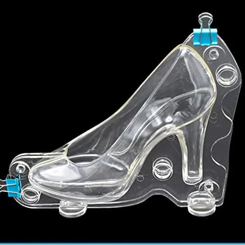 TUKE High Heel Shoe Chocolate Mold | 2 Cavities, 17.3cm (6.8 inch) | Professional Polycarbonate Candy Making thumbnail 4