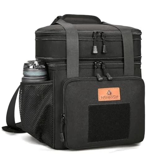 HSHRISH Expandable Lunch Box for Men Large Capacity Waterproof Insulated Bag 15L thumbnail 1