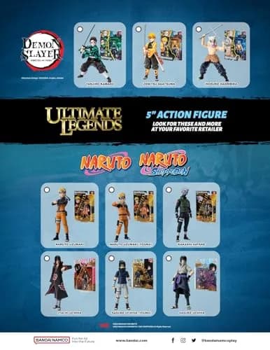 BANDAI Naruto Ultimate Legends Kakashi Hatake 5-inch Action Figure | 27 Points of Articulation thumbnail 6