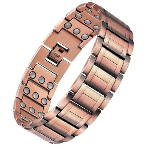 Feraco Pure Copper Magnetic Bracelet for Men | 23cm (9.05") thumbnail 1