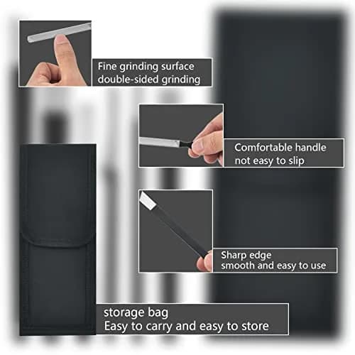 Woerma Pedicure Knife Set, 6 Pcs Stainless Steel Foot Care Tools with Storage Bag | Durable, Portable & Sharp Blade (7 inch) thumbnail 4