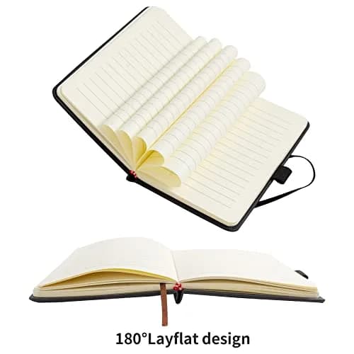 Animusphere Black 2-Pack Pocket Notebook 10.2 x 14.5 cm (4 x 5.7 inches) | Soft Leather Cover, 200 Pages thumbnail 6