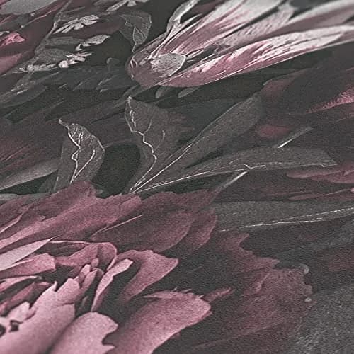 A.S. Création PintWalls Floral Wallpaper 10.05 x 0.53 m | Pink Grey Black Roses in Germany thumbnail 7