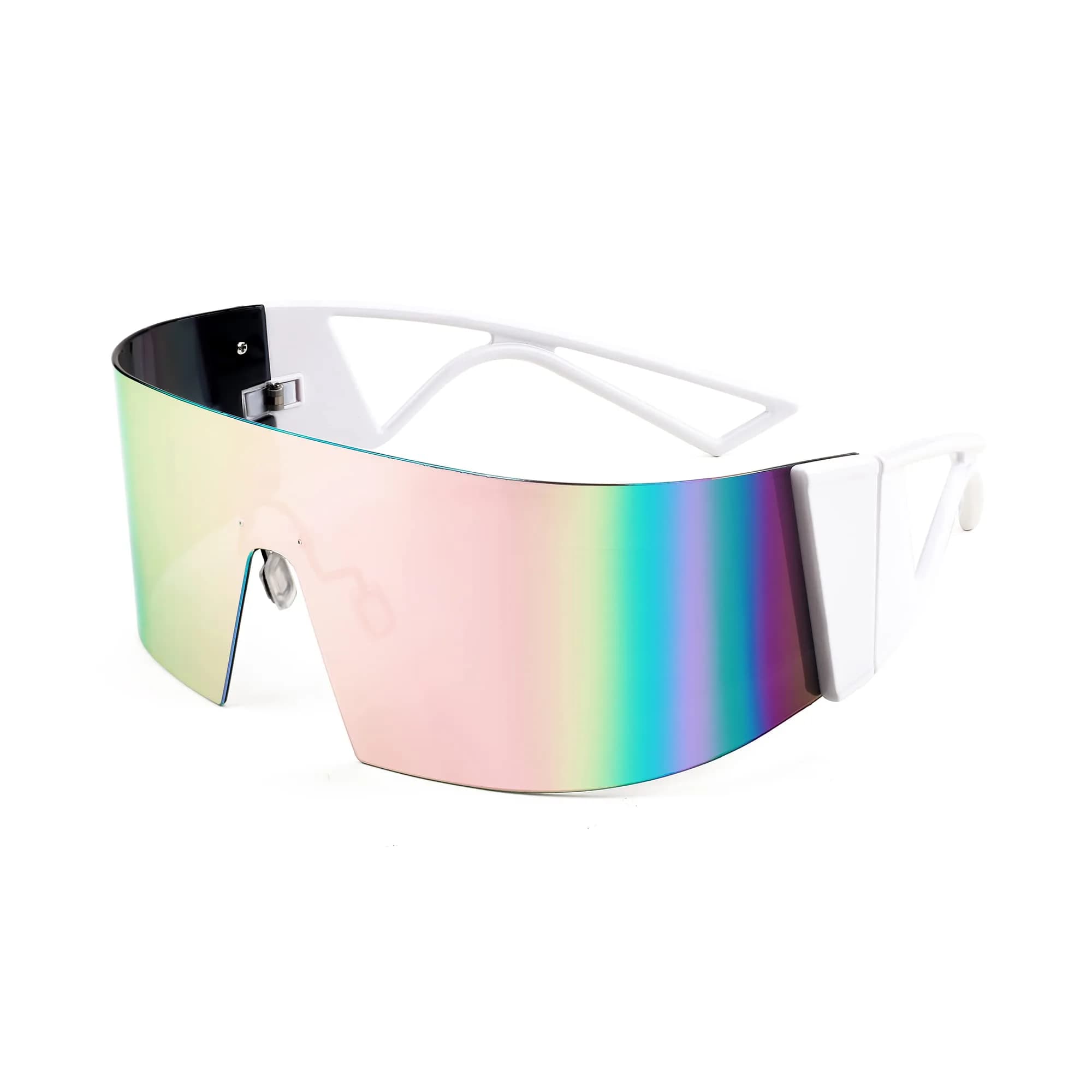 FEISEDY Futuristic Cyclops Visor Sunglasses for Men & Women | 70mm (2.76") Lens Width - main product image