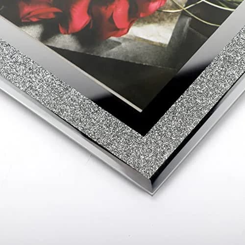Calenzana 4 Pack 8x10 Picture Frames | Sparkle Glass Photo Frame Set for Tabletop & Wall Display thumbnail 4