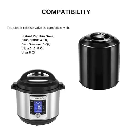 SENLIXIN Steam Release Valve Handle for Instant Pot 8 Qt & 6 Qt | High-Temp Durable Plastic thumbnail 3