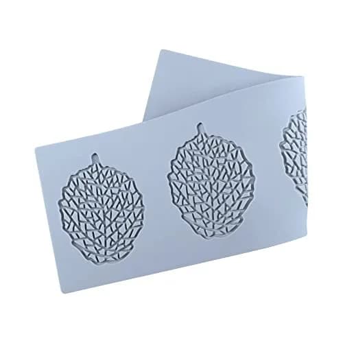 TUKE 3D Hollow Leaf Silicone Mold 29.9 cm (11.76 inch) | Food Grade Baking Chocolate Candy Lace Mould thumbnail 3