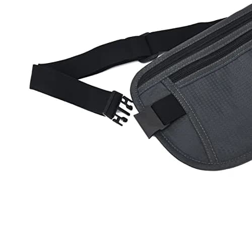 DAITET RFID Blocking Money Belt Slim Fanny Pack with Adjustable Strap | 29cm (11.2") x 14cm (5.5") thumbnail 3