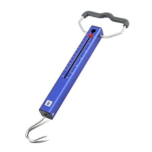 Booms Fishing TS2 Aluminum Tube Fish Scale 11.3 kg (25 lbs) | Easy Read Spring Scale for Luggage & Fish thumbnail 1