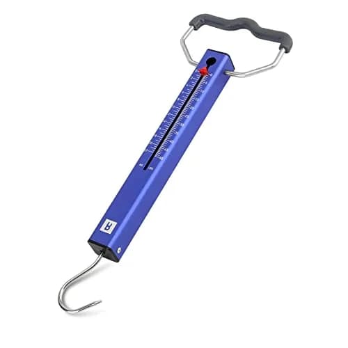 Booms Fishing TS2 Aluminum Tube Fish Scale 25kg (55 lbs) | Easy Read Hanging Scale for Luggage & Rigs thumbnail 1