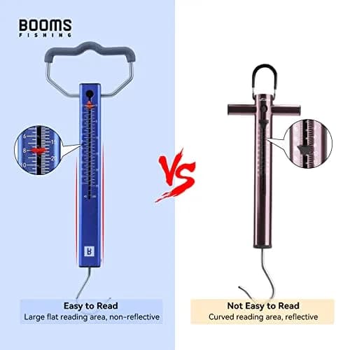 Booms Fishing TS2 Aluminum Tube Fish Scale 25kg (55 lbs) | Easy Read Hanging Scale for Luggage & Rigs thumbnail 2