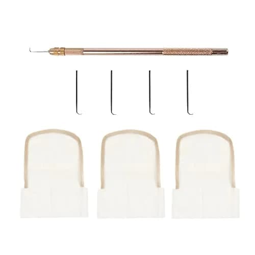 YANTAISIYU Ventilating Needle Set with Swiss Lace Closure Base & Wig Holder | 4 Needles, 3 Bases thumbnail 1