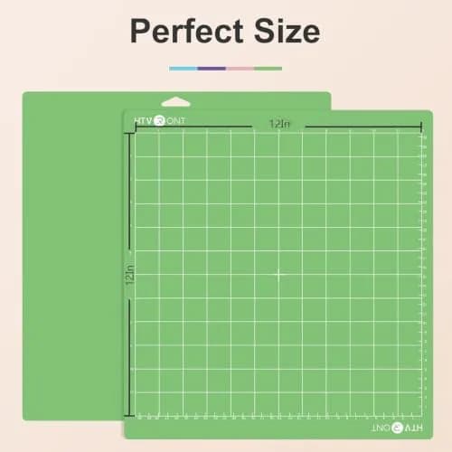 HTVRONT Cutting Mats 12"x12" (30.5x30.5cm) - 5 Pcs Variety Pack with Scraper | Compatible with Cricut Maker/Explore Machines thumbnail 3