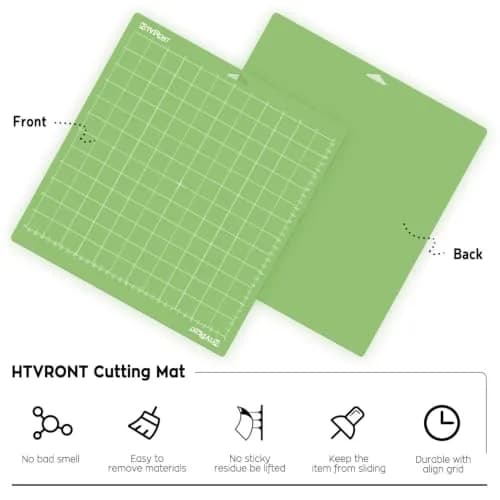 HTVRONT Standard Stickiness Cutting Mats 12x12 Inch (30.5x30.5 cm), 5 Pack | Compatible with Cricut Machines thumbnail 6