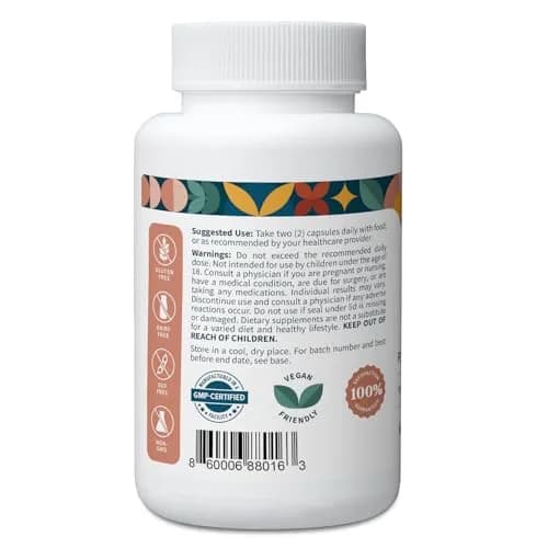 Pattern Wellness Maca Root Supplement – 60 Vegan, Non-GMO Capsules | Supports Energy & Balance thumbnail 2