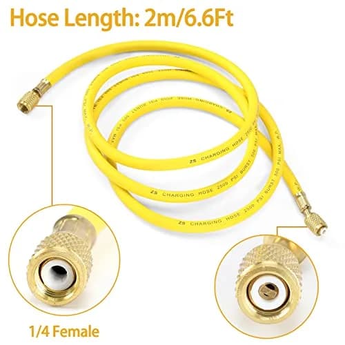 BETOOLL Nitrogen Regulator - Gauge with 78.7" Hose, 0-600 PSI Brass Inlet Outlet | Accurate Pressure Control thumbnail 3