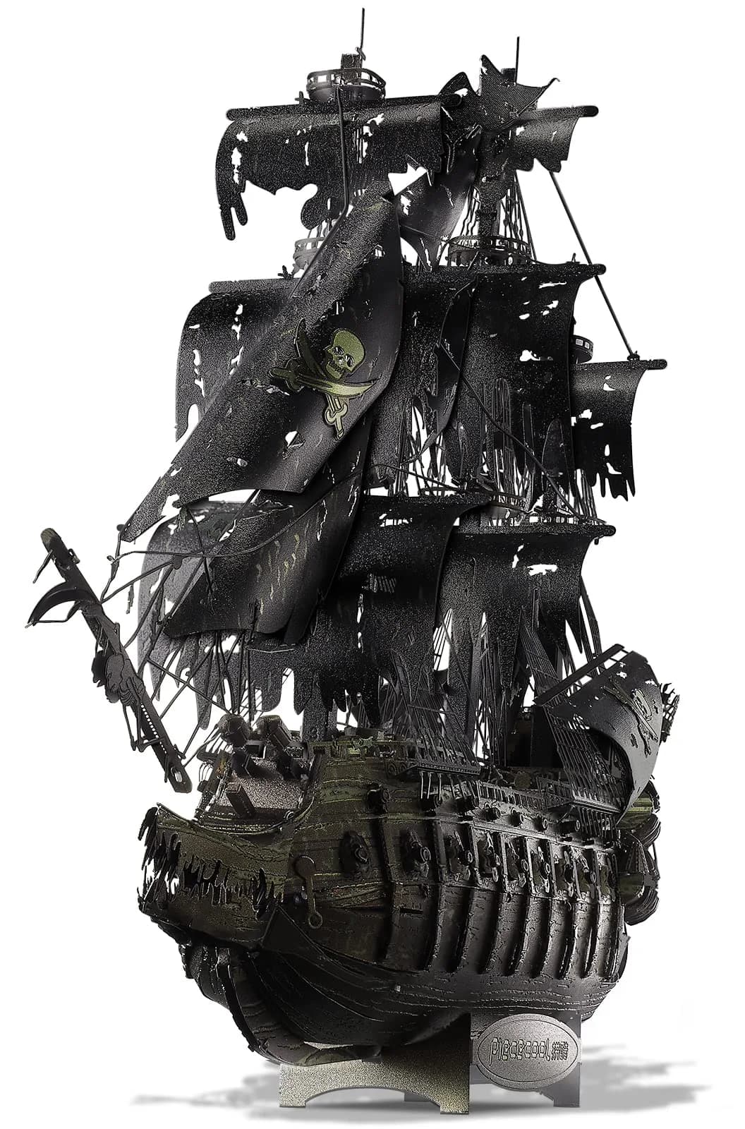 Piececool Metal 3D Puzzles Flying Dutchman Pirate Ship Model Kit 369 Pieces | Challenging Metal Craft for Adults & Teens - main product image
