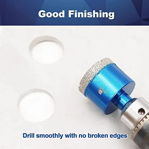 BRSCHNITT Dry Diamond Core Drill Bit Set 50mm | Precise Porcelain & Stone Drilling thumbnail 5