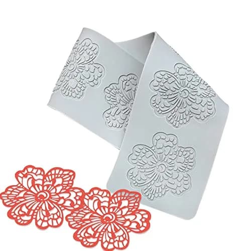 TUKE 3D Hollow Flower Chocolate Silicone Mold 39.07 cm (15.38 inch) | Food Grade BPA-Free for Baking & Crafts thumbnail 1