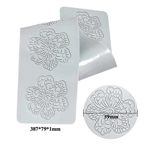 TUKE 3D Hollow Flower Chocolate Silicone Mold 39.07 cm (15.38 inch) | Food Grade BPA-Free for Baking & Crafts thumbnail 3