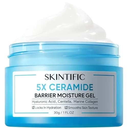 SKINTIFIC 5X Ceramide Barrier Repair Moisturizer for Sensitive Skin | Hydrates & Strengthens Skin Barrier thumbnail 1