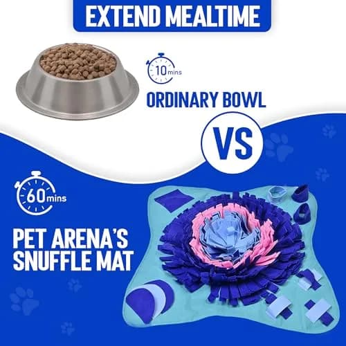 PET ARENA Large Sniffing Mat 25 x 25 Inch | Interactive Dog Puzzle Toy for Mental Stimulation thumbnail 7