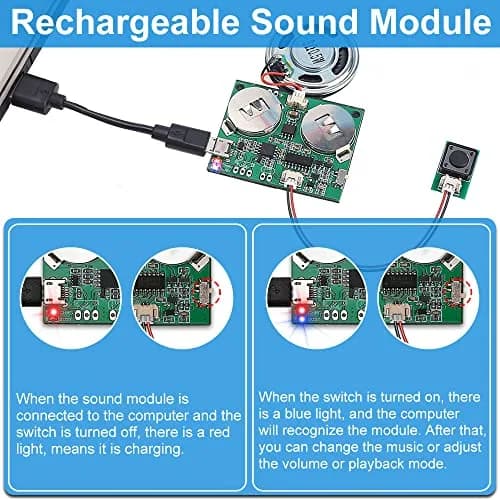 IS Sound Module Programmable Sound Chip for Greeting Cards | 8M USB Storage, Compatible with Windows & Mac thumbnail 4
